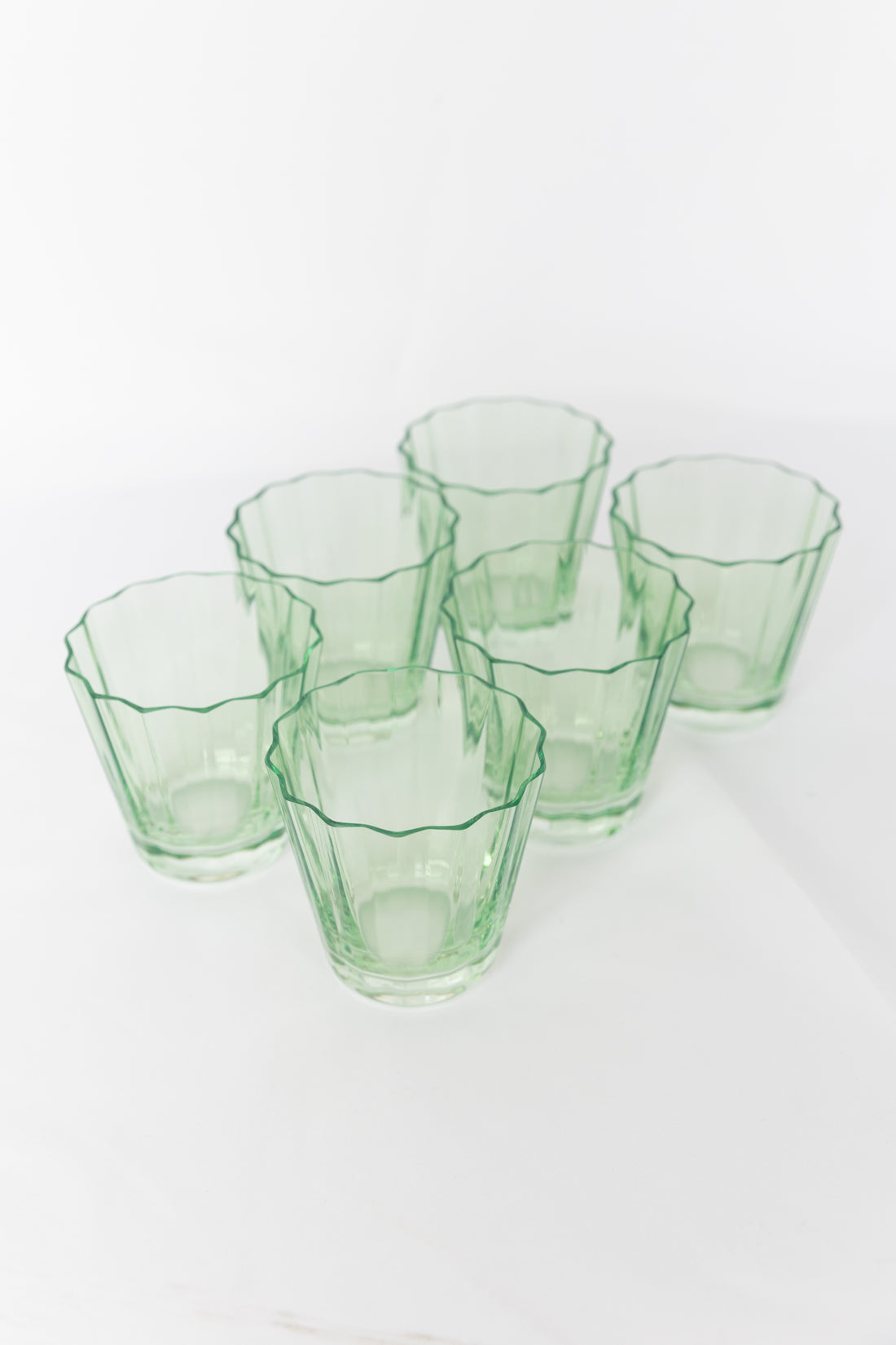 Estelle Colored Glass Sunday Set of 6 Highball Glasses in Lavender