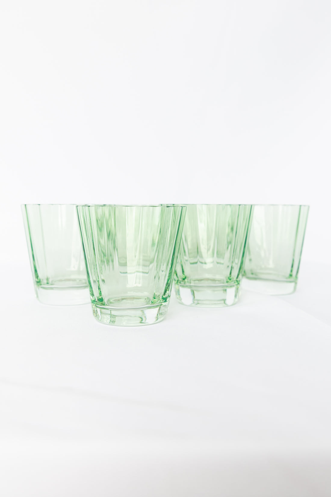 Estelle Colored Glass Estelle Sunday Collection Glasses, Set of 6 - Highball Glasses, F52 Mixed Set