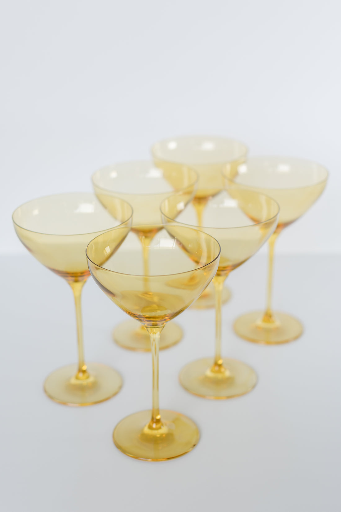 Noir Martini Glasses Mixed Set of 6 #34483