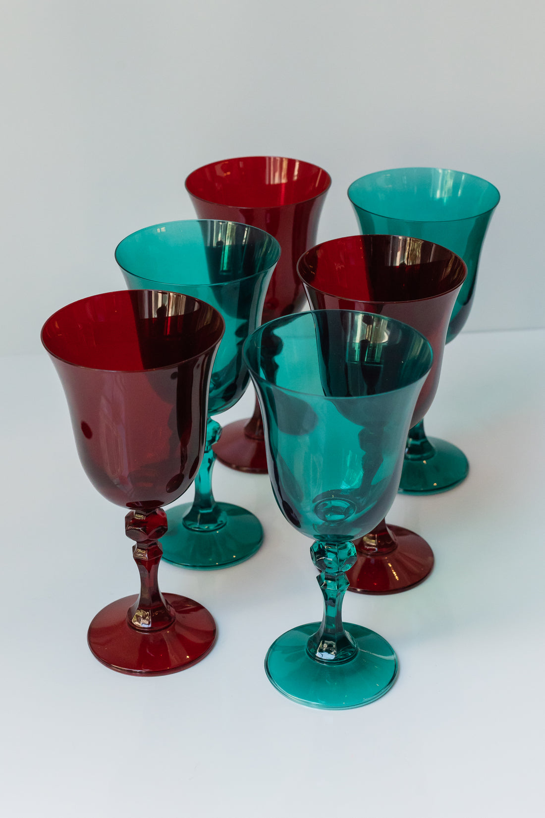 Estelle Colored Regal Goblet Glass - Southern Avenue Company