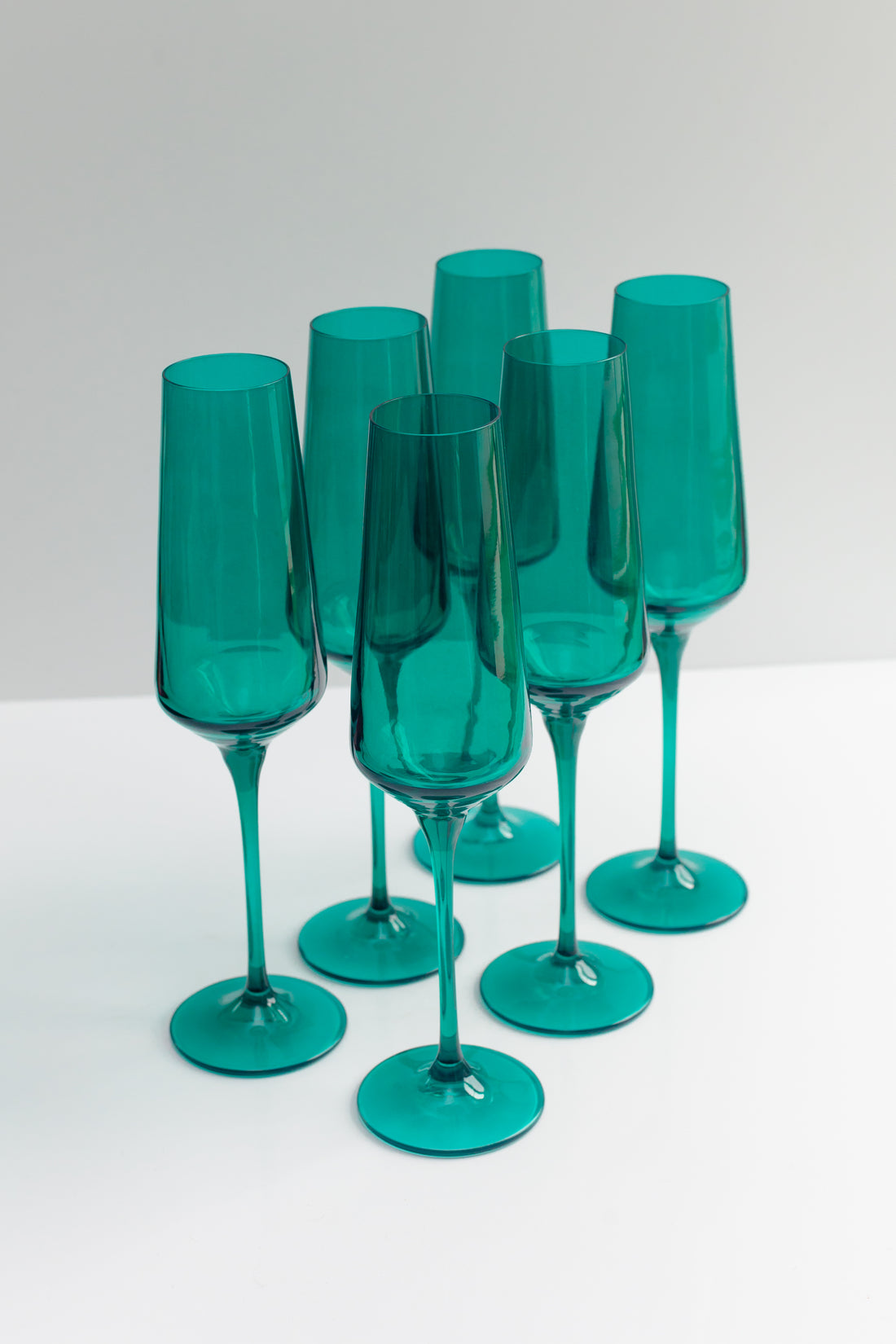 Estelle Colored Champagne Flute - Set of 6 {Midnight Blue}