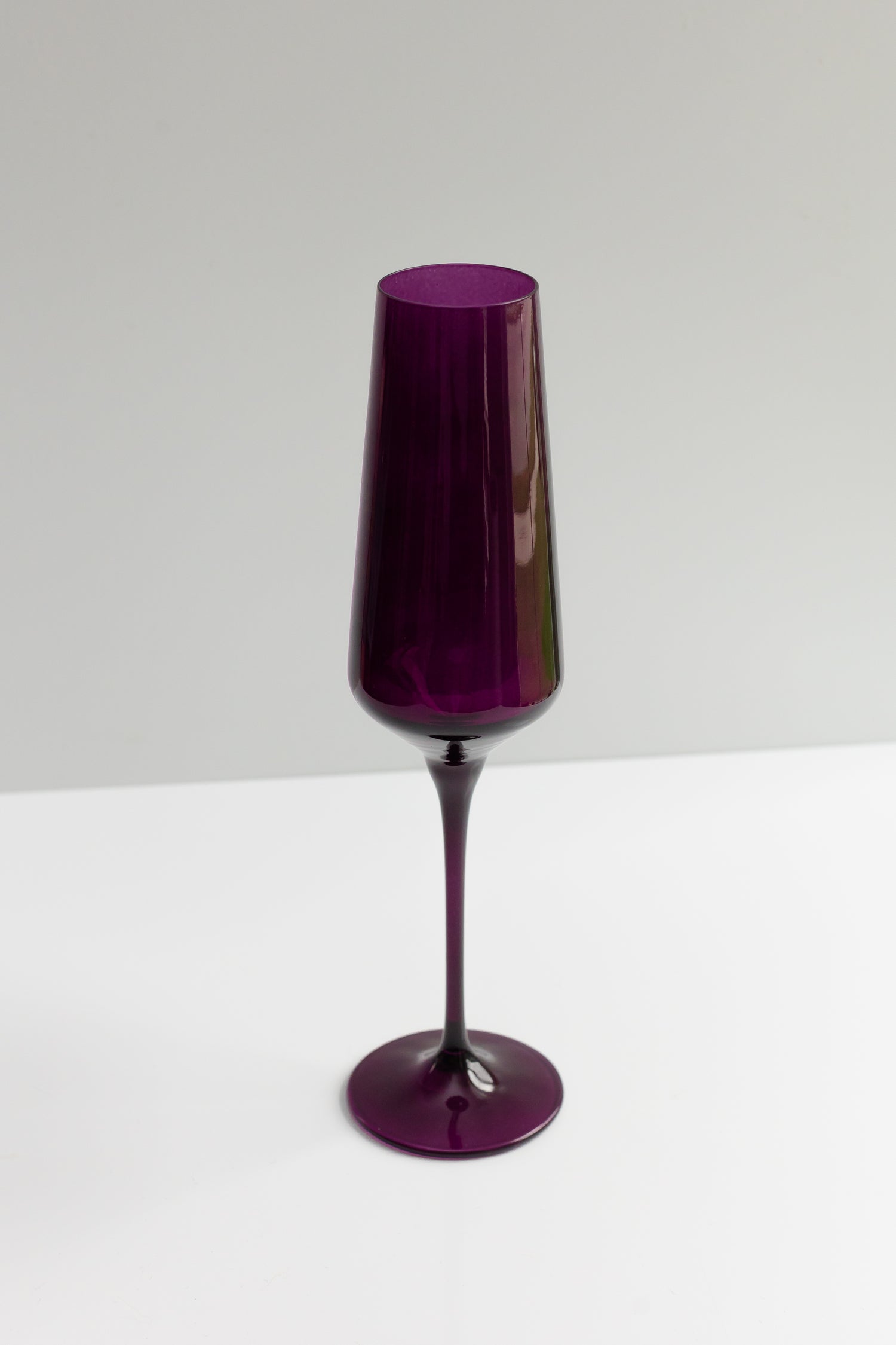 Estelle Colored Champagne Flute - Set of 2 {Amethyst}