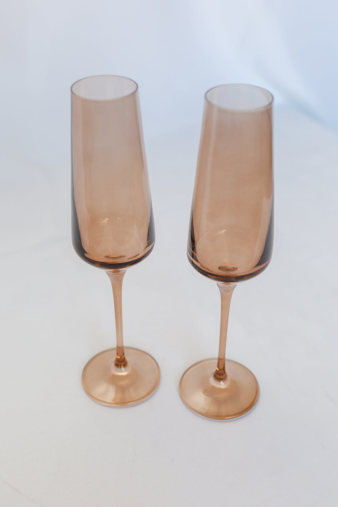 Amber Iridescent Champagne Flute – Finery & Cake