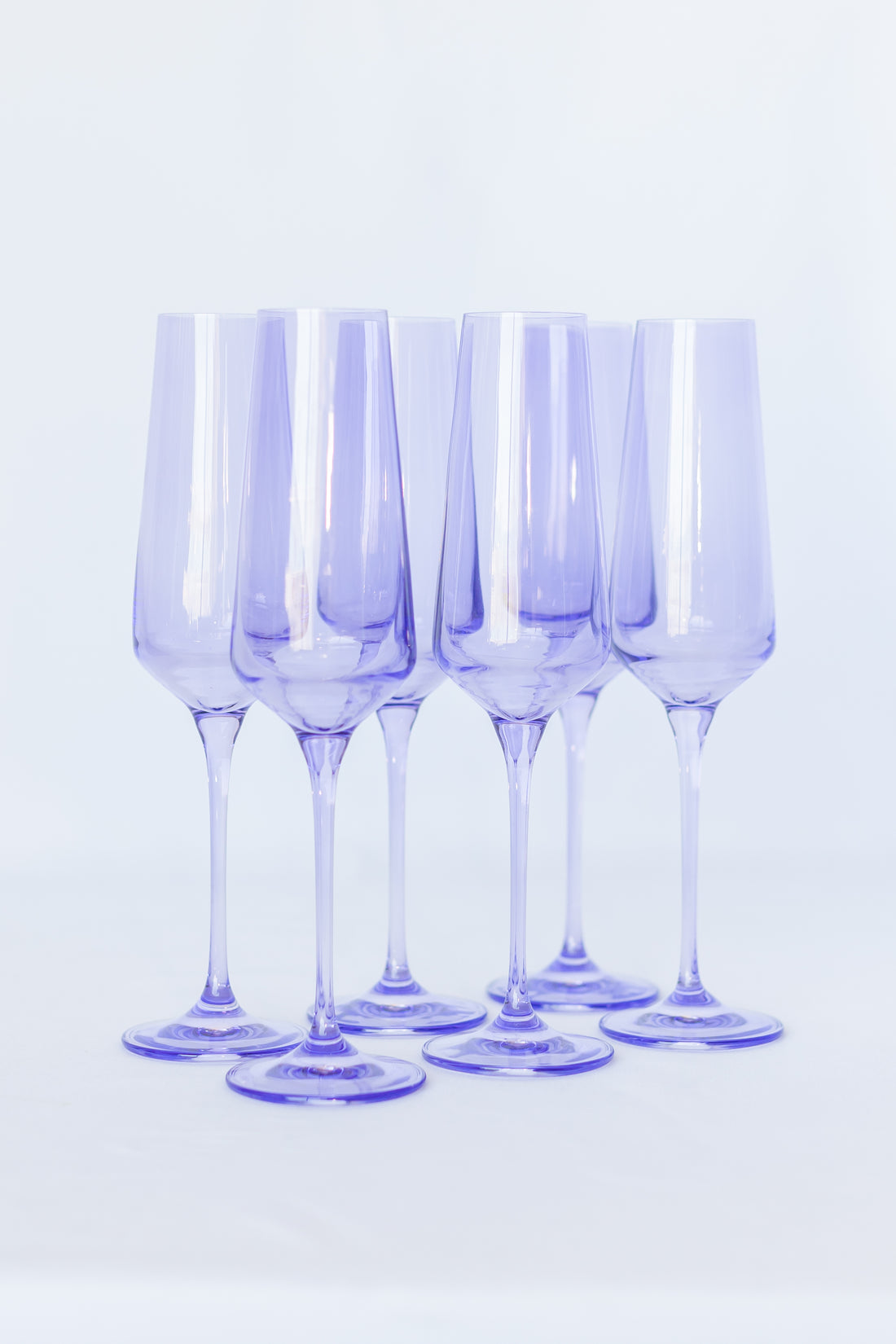 Wrought Studio Iridescent Blue 6 Oz Champagne Flute