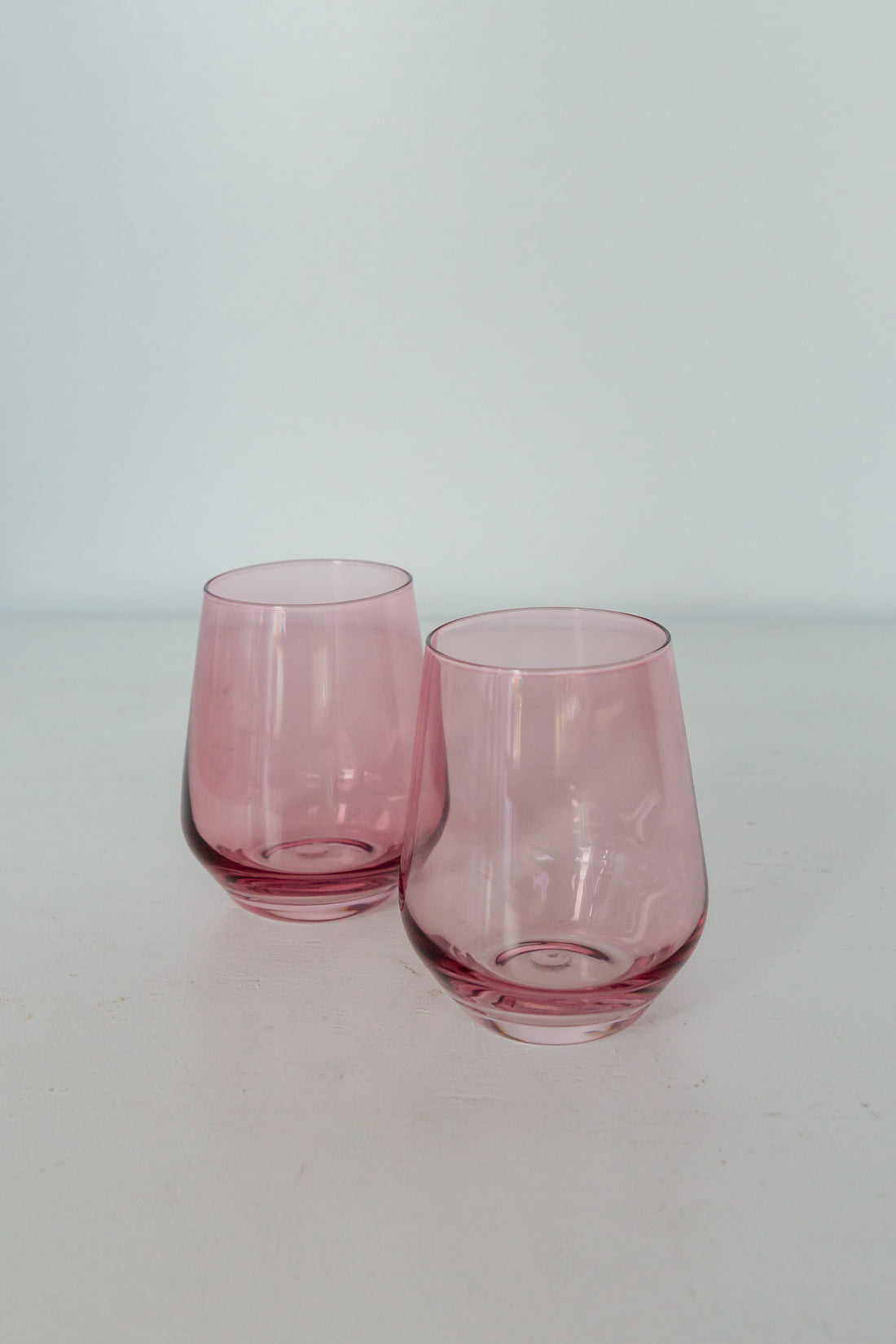 Caskata Lucy Stemless Wine Glasses - Set of 2 - The Pink Daisy