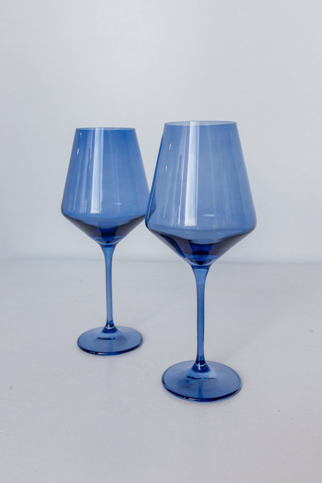 Vino Breve Blue Stemless Wine Glasses