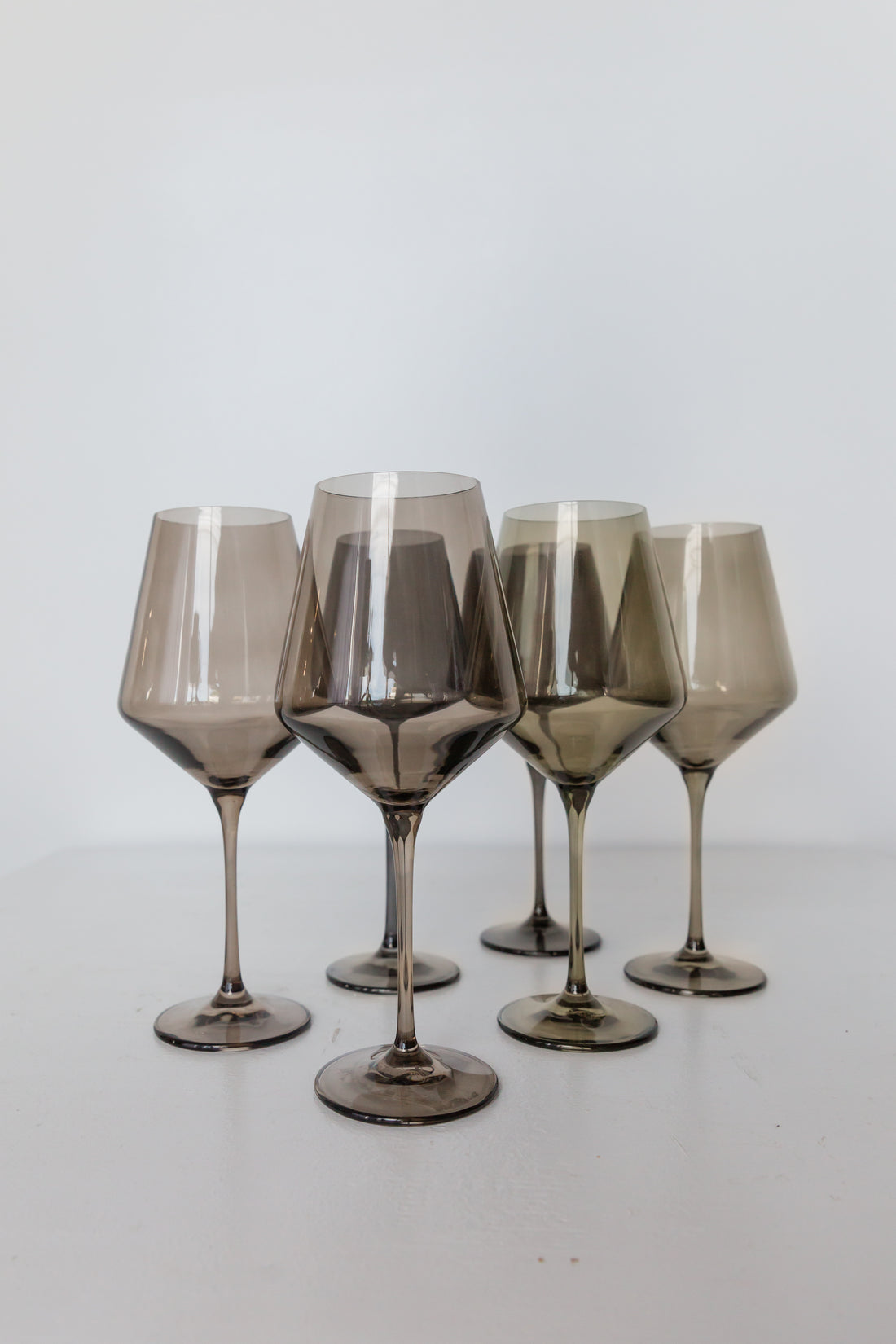 Estelle Colored Wine Stemware - Set of 6 {Black}