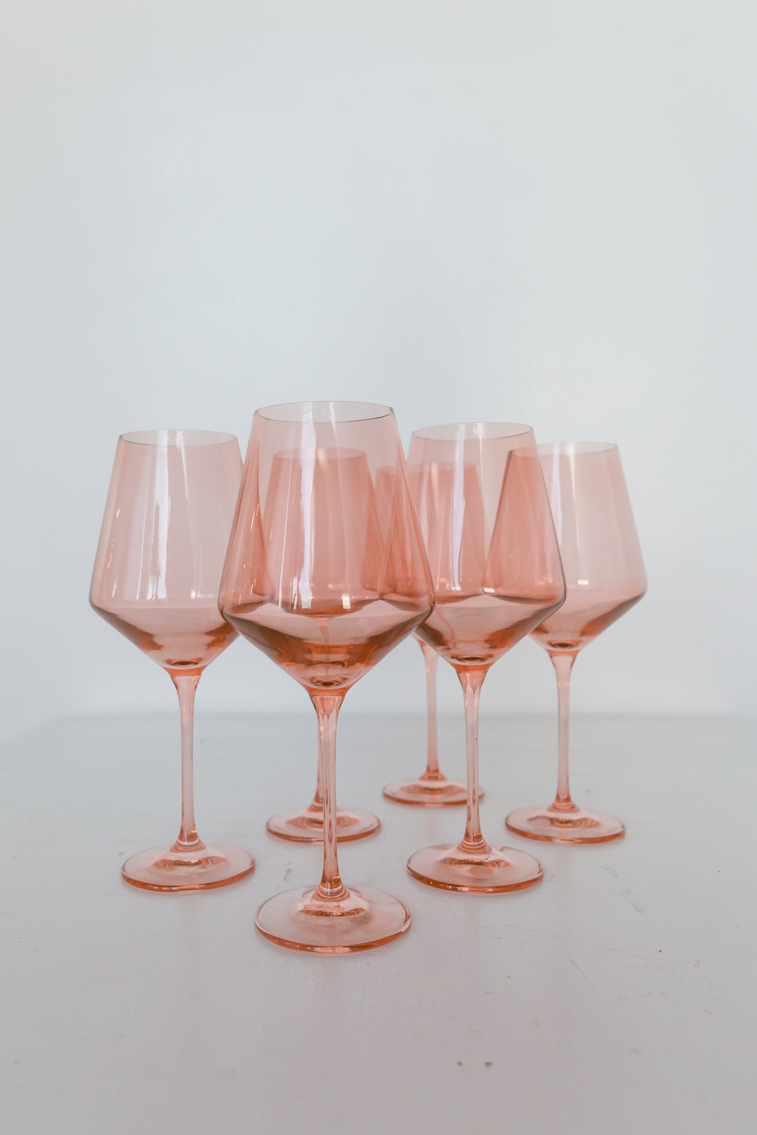 Coral & Fuchsia Colored Wine Glassware | Set of 2 | Large 16 oz Stemless  Glasses, Coral Peach Pink I…See more Coral & Fuchsia Colored Wine Glassware  