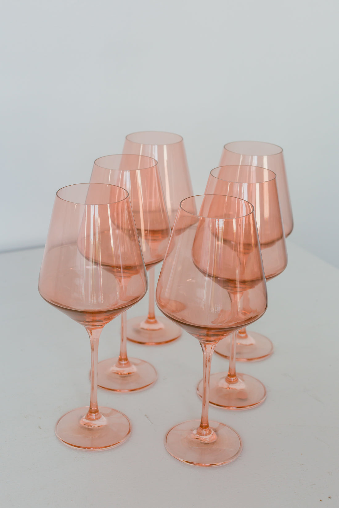 Wine Glass (Set of 6), Pastel Mixed – Only on The Avenue