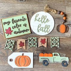 Fall Truck Tier Tray Set