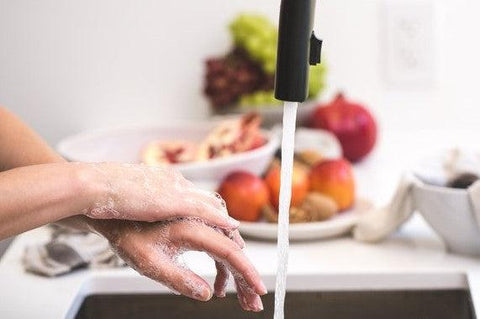 do not wash up with silver jewellery on