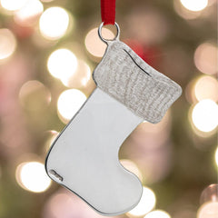 sterling silver christmas decoration stocking