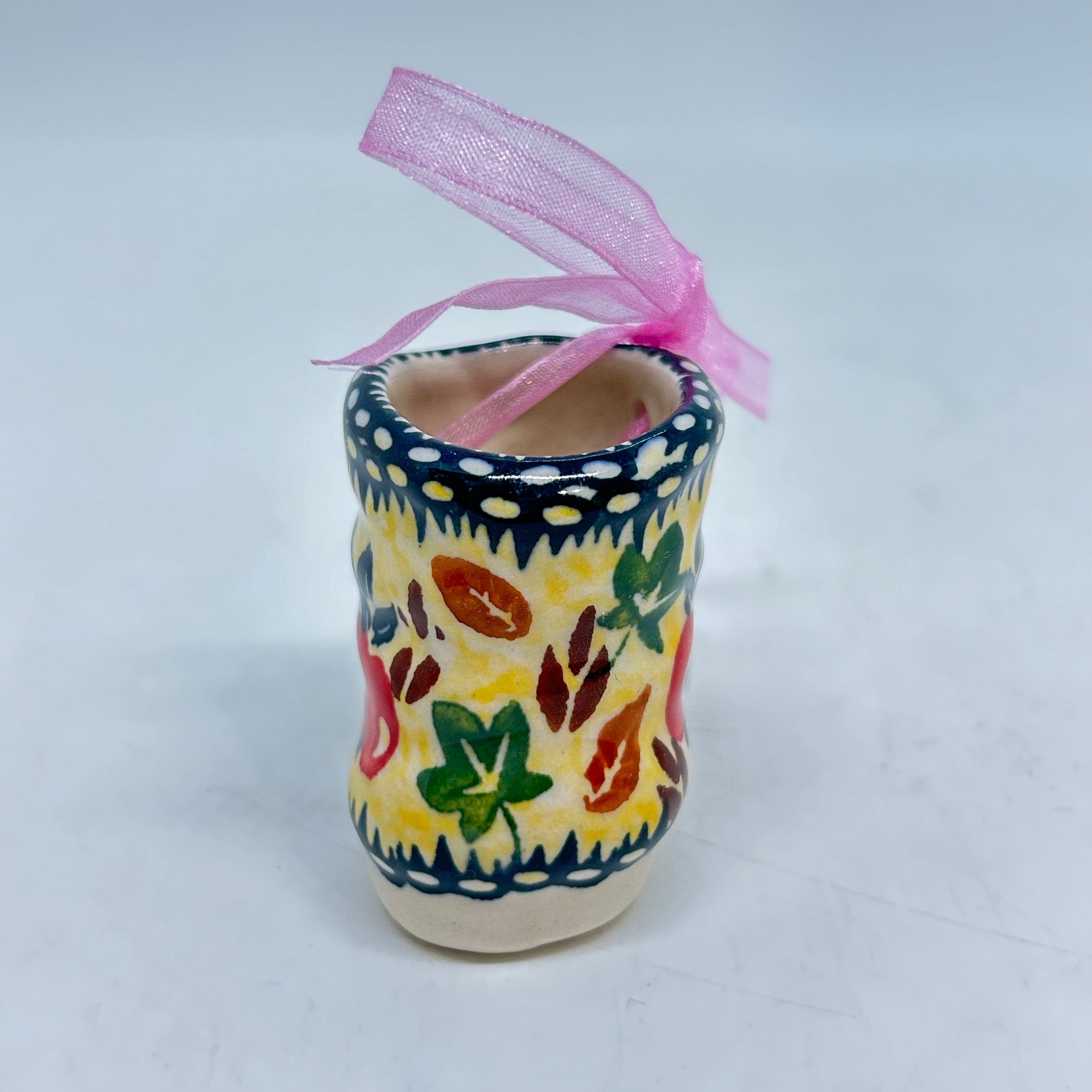 Christmas Boot Ornament - Apples