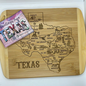 A Slice of Life Texas 11" Cutting & Serving Board