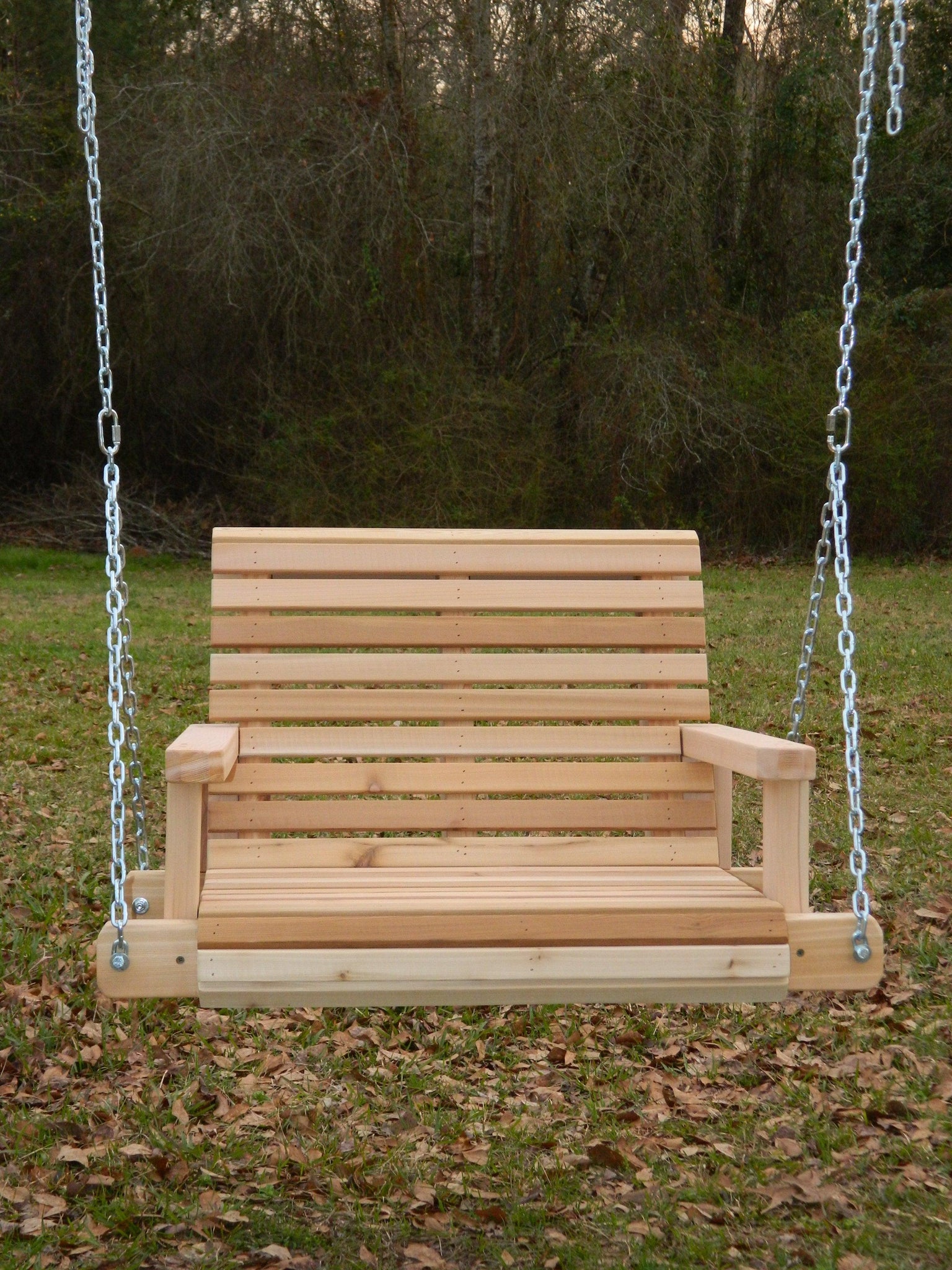 tree hanging bench