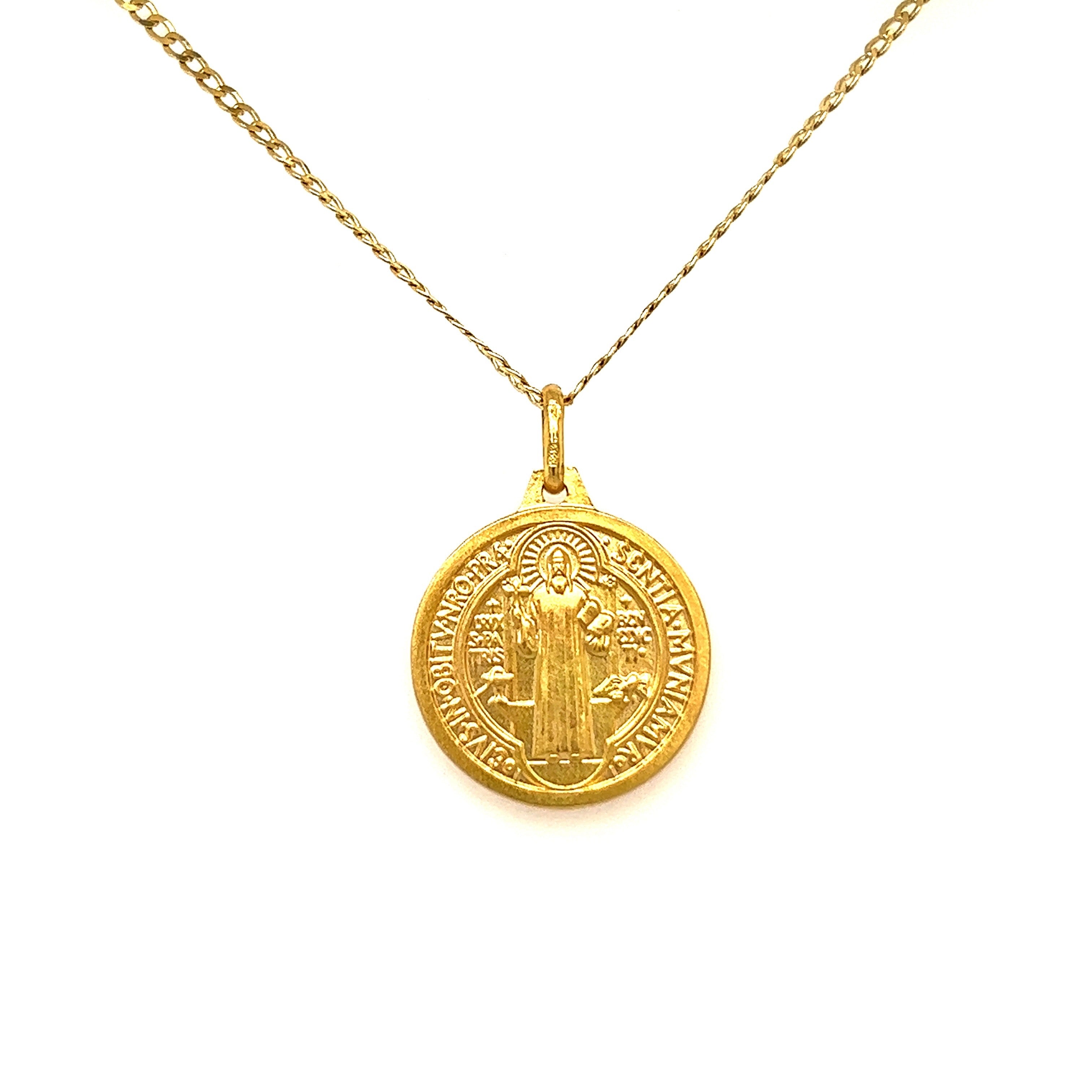San Benito Medal 14K – Kury Universal