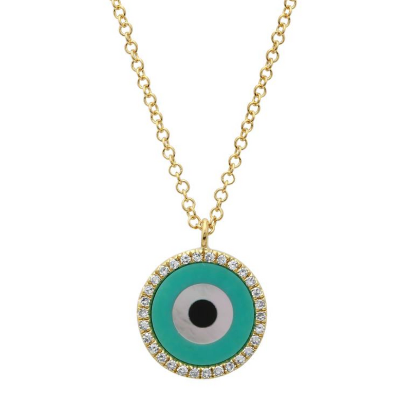 Turquoise Eye Necklace