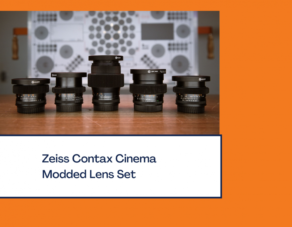 Zeiss Contax Cinema Modded Lens Set
