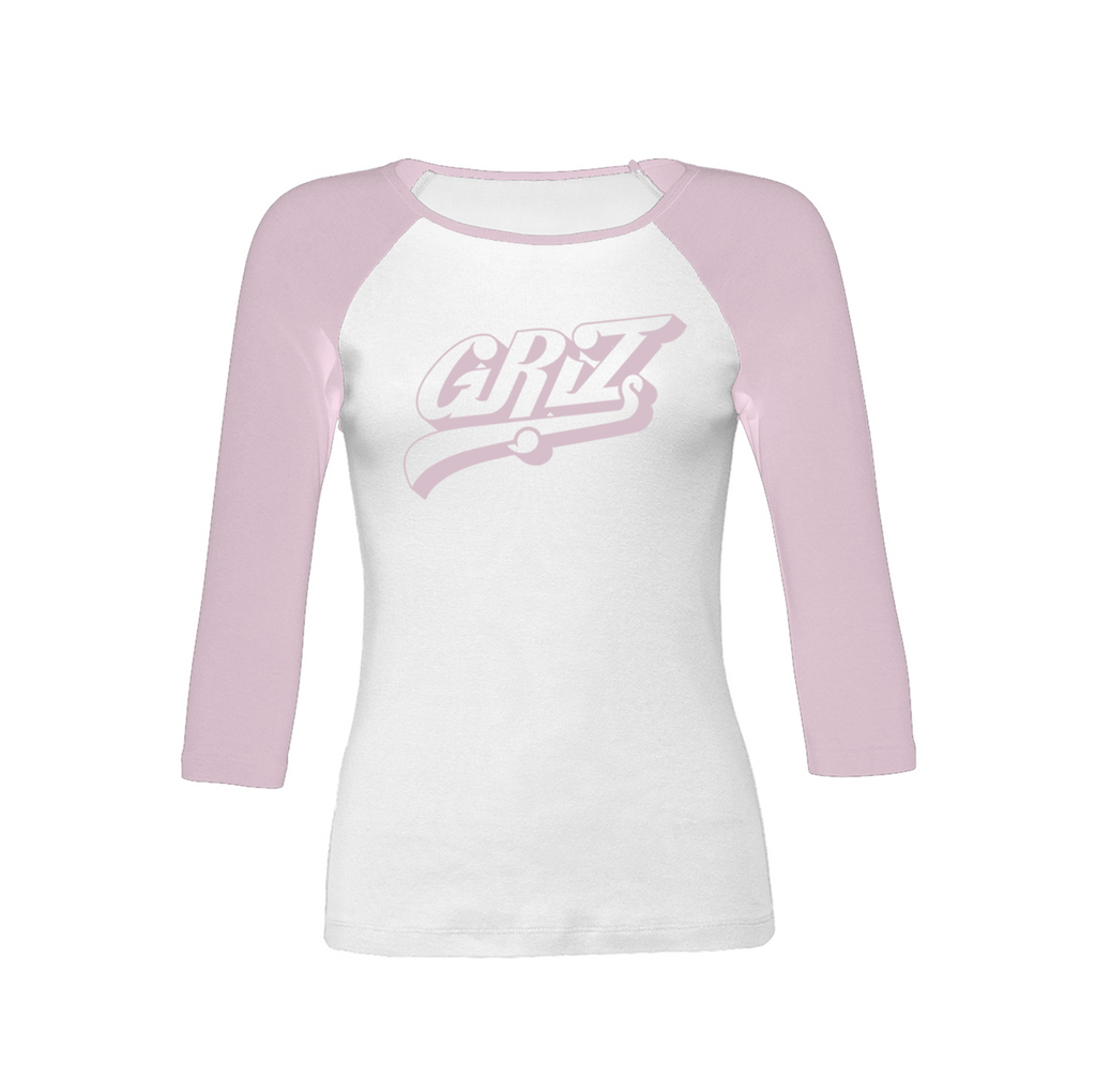 pink baseball tee