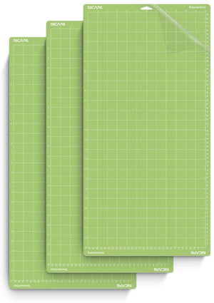 Cricut Adhesive Cutting Mats - Pkg of 3, Light, Standard, and Strong Grip