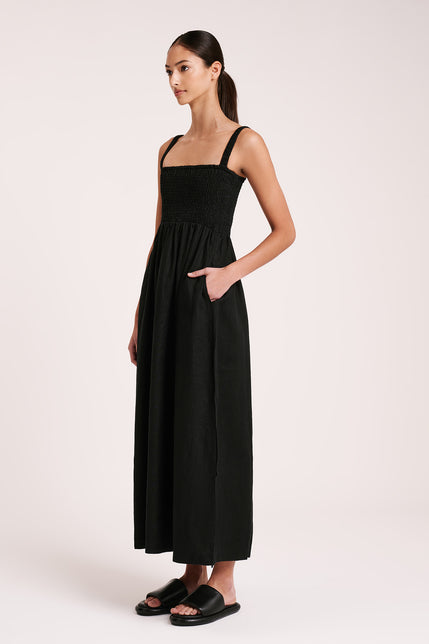 Shop Xin Maxi Dress in Cola | Nude Lucy
