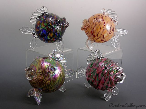 Memorial Glass - Flower Globe or Paperweight – Rosetree Blown Glass Studio  and Gallery