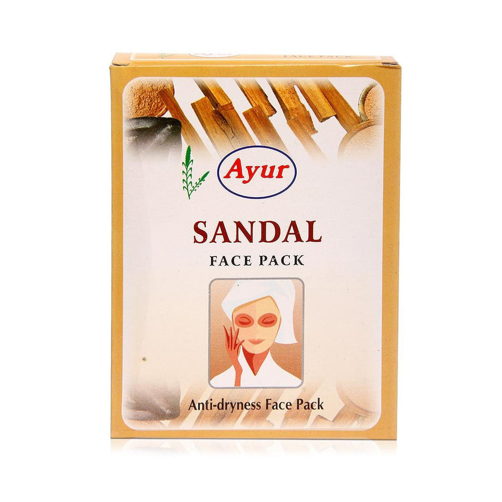 ayur sandal face pack anti dryness 100 g