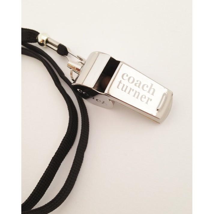 Personalized Whistle Engraved Coaches Gift - The Personal Exchange