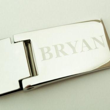 Groomsmen Gift S The Personal Exchange - engraved hinged money clip