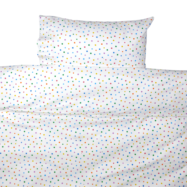 Multicolour Star Toddler Cot Bed Duvet Set And Bedding Sets Online