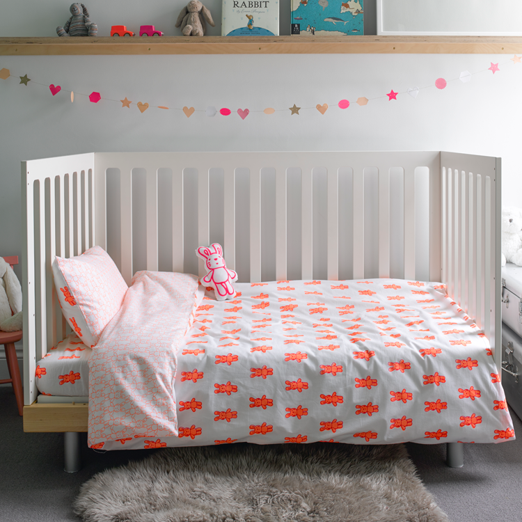 Bunny Rabbit Toddler Cot Bed Duvet Set And Cot Bedding From Lulu