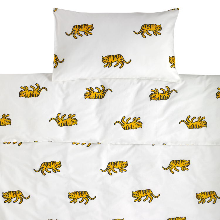 Tiger Toddler Cot Bed Duvet Set And Cot Bedding From Lulu And Nat
