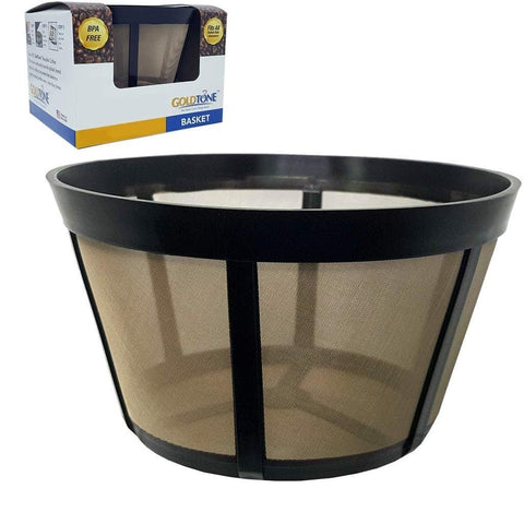 Tuphregyow Stainless Steel Coffee Filter,8-12 Cup Basket Reusable Metal  Filter,Replaces Your Paper Coffee Filters Bpa Free for Mr. Coffee And Black  And Decker Machines 