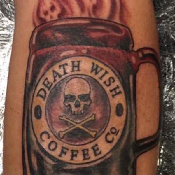 Johnny Duke Sizemore Death Wish Coffee Mug Tattoo