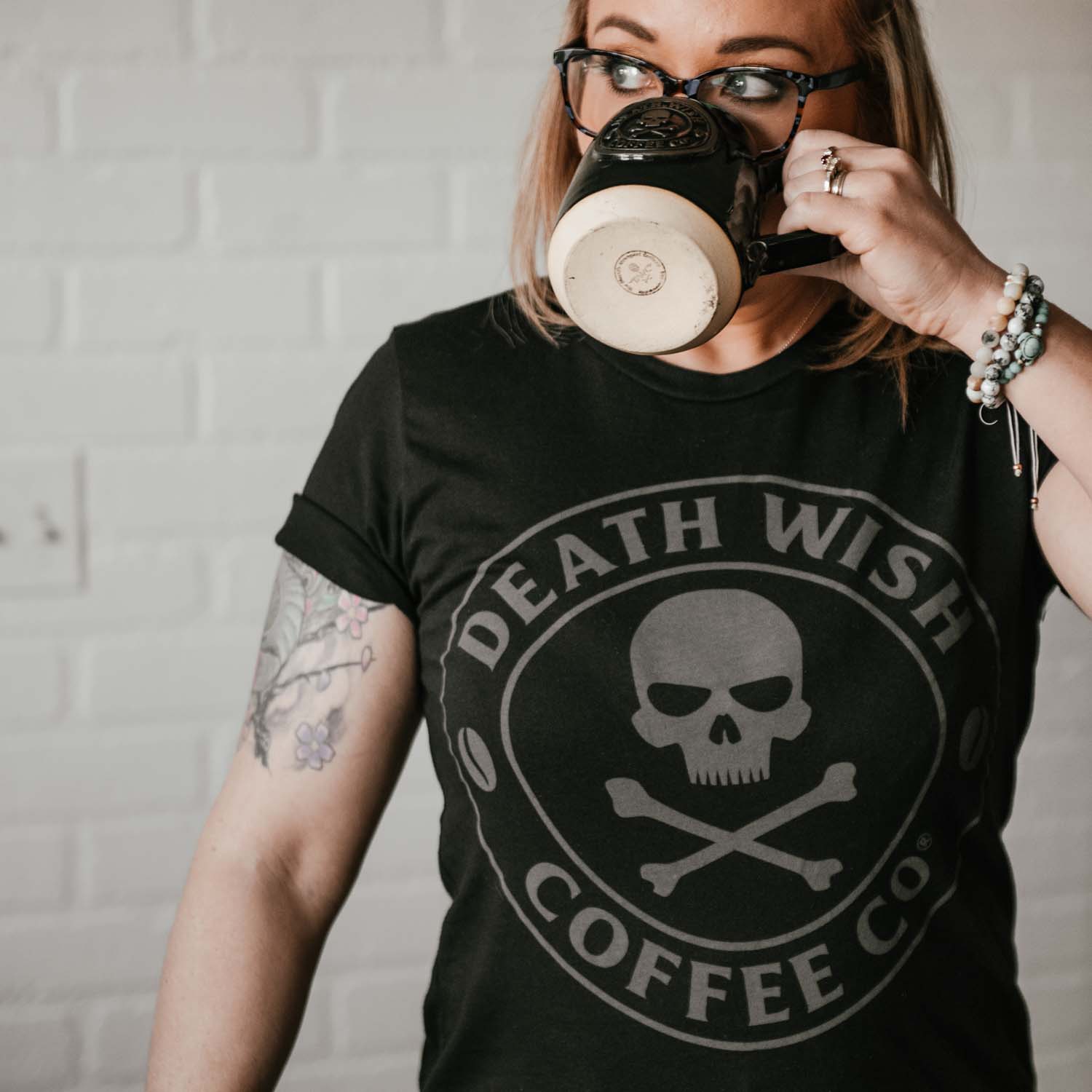 Coffee black t shirt