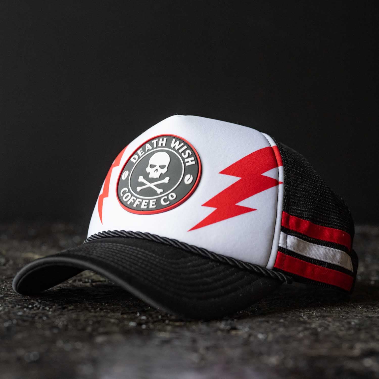 Racing Stripe Trucker Hat