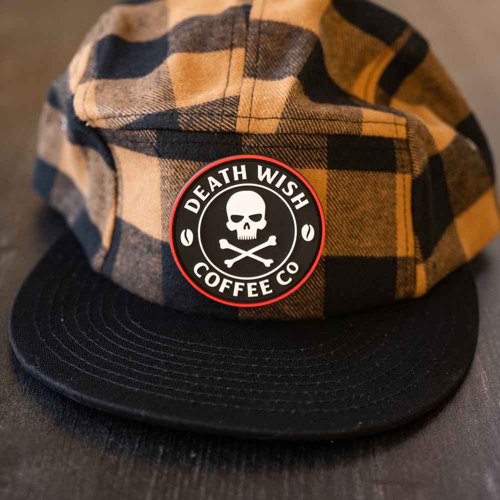 Brown and Black Flannel Hat