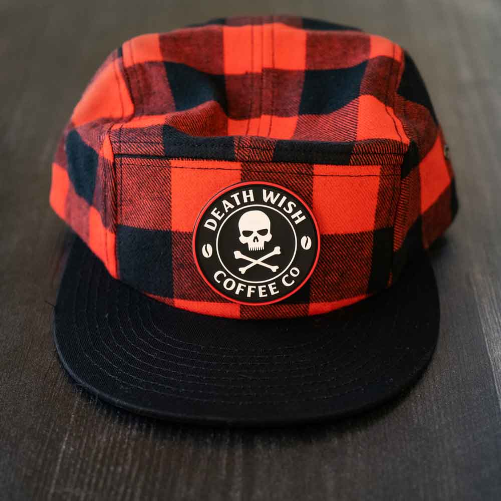 Red and Black Flannel Hat