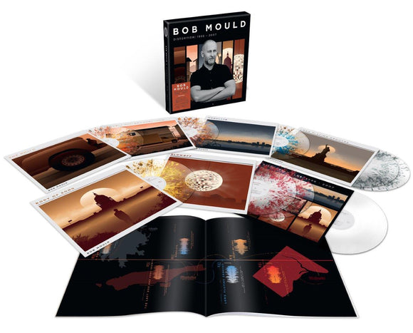 BOB MOULD Distortion: 1996-2007 9LP BOX (Signed Indie Exclusive) (140g Clear Splatter Vinyl)
