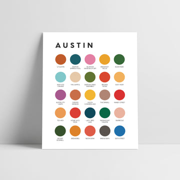 Seattle Color Palette Print