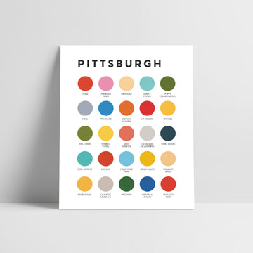 Philadelphia Color Palette Print 