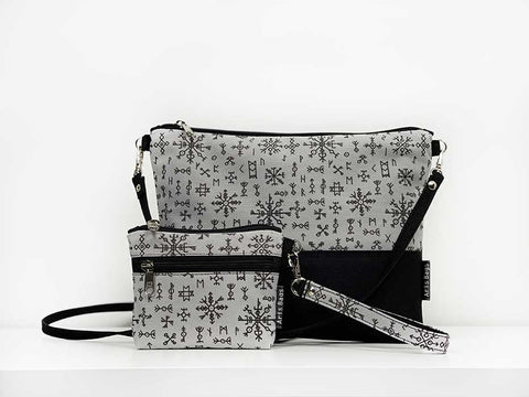 Mini purse and vegan crossbody with the same design