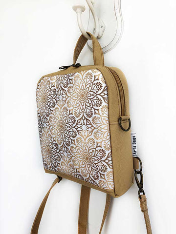 Slim style round shape backpack