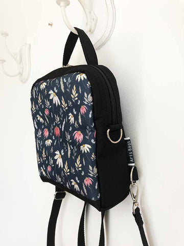 Slim style round shape backpack