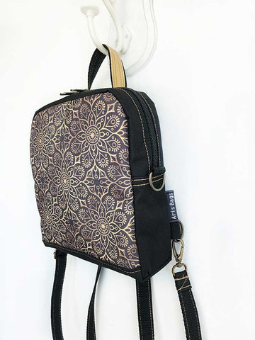 Slim style round shape backpack