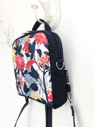 Slim style round shape backpack