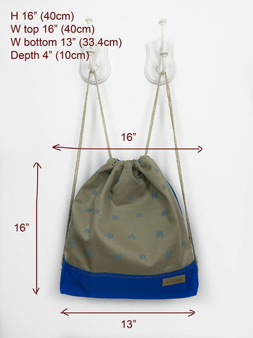 Dimensions of the backpack