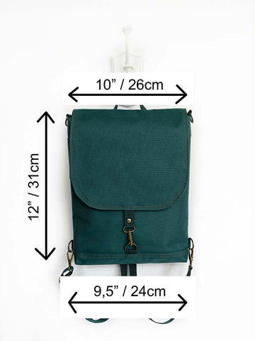 Dimensions of the backpack