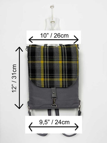 Dimensions of the backpack