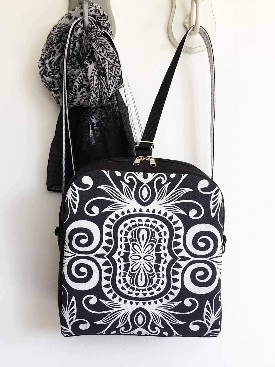 Customizable Bohemian Women Crossbody Backpack | Aris Bags
